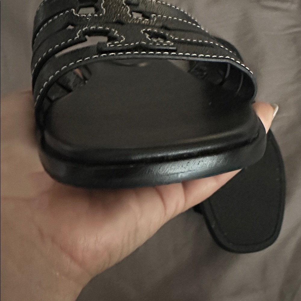 Tory Burch: Ines Cage Slide - Black (Sz 6) - Picture 6 of 9